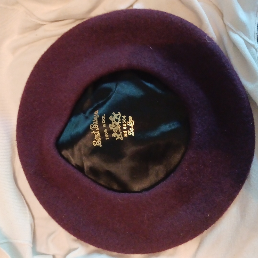Beret Basque OS Burgundy